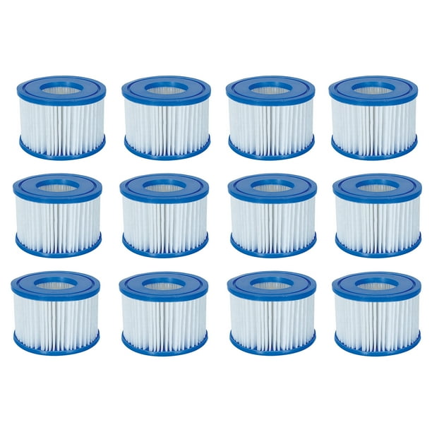 Hot Tub 2 Filters Blue Miami Replacement Filter for Bestway Filter Cartridge VI for Swimming Pool Vegas Globalstore Pool Filter Palm Springs Monaco
